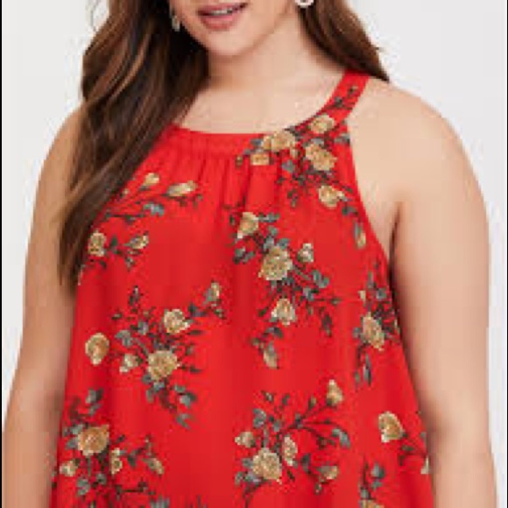 NWOT Torrid Floral Tank